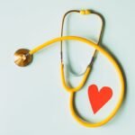 a stethoscope and a heart symbol