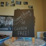 A gluten free sign